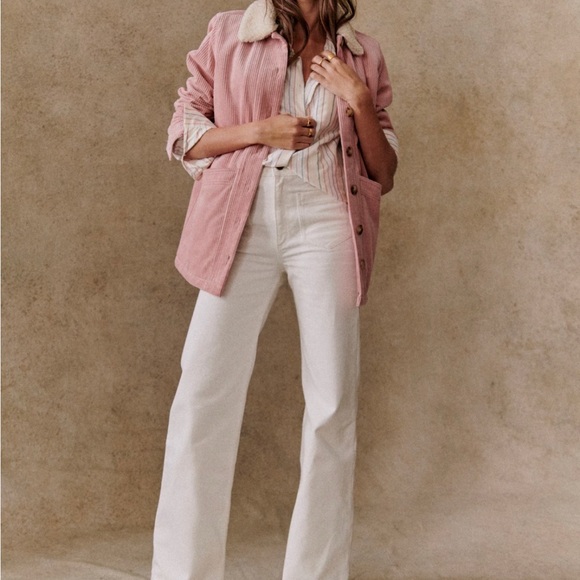 Sezane Will Jacket in Rosewood - Picture 3 of 6